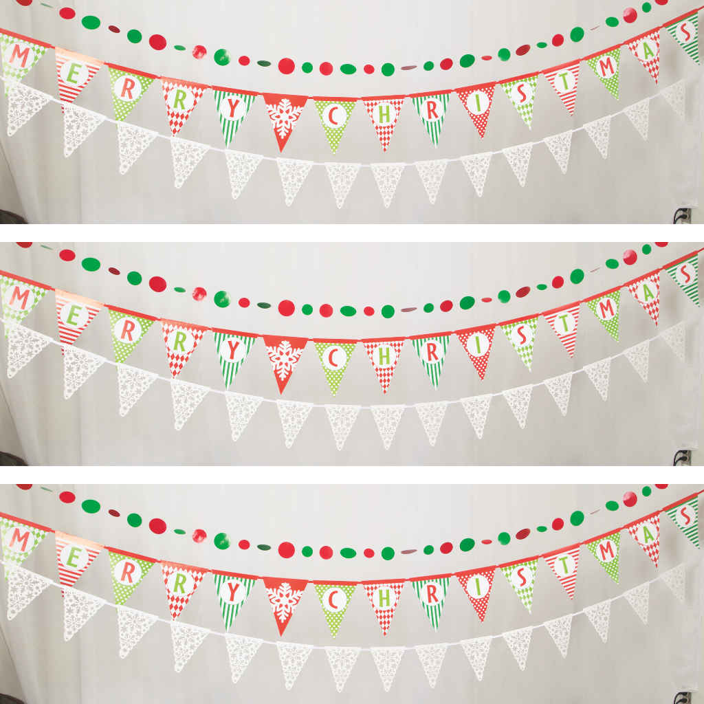 Mini Christmas Pom Pom Santa Party Hats 8pk