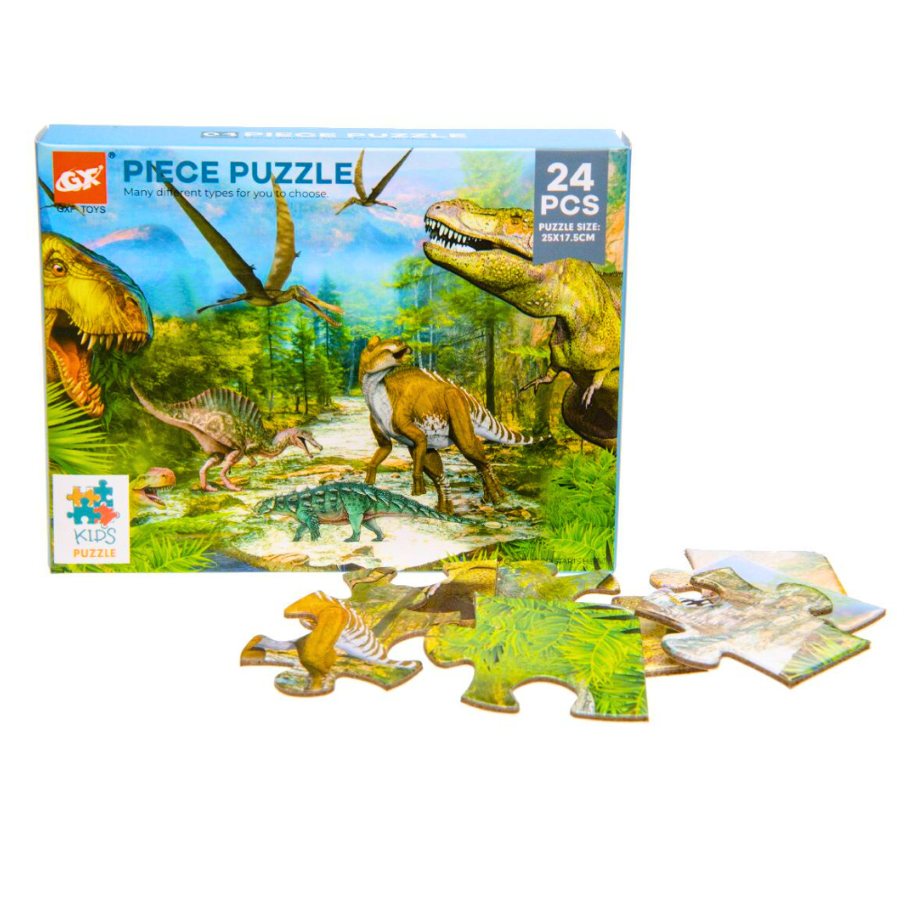 Dinosaur Jigsaw Puzzle Boxed 24pc