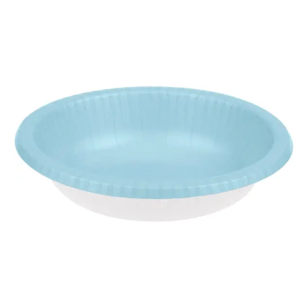 16 Pack Baby Blue Party Bowls - PoundToys