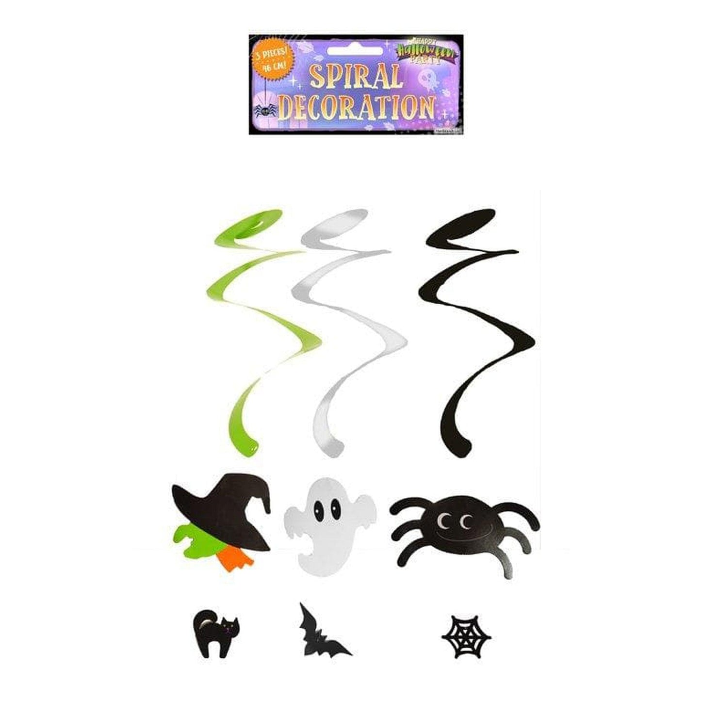 3pc Hanging Spiral Decorations Set - PoundToys
