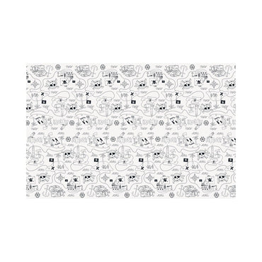 Ahoy Pirate Colouring Table Cover - PoundToys