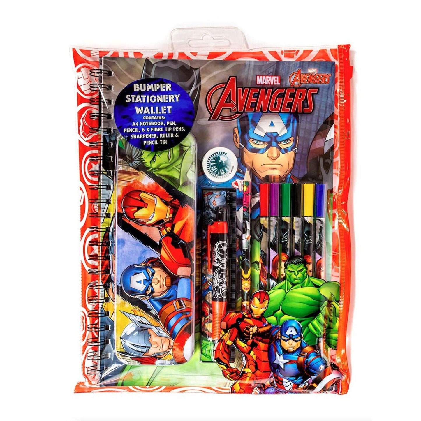 Avengers Bumper Stationery Wallet - PoundToys