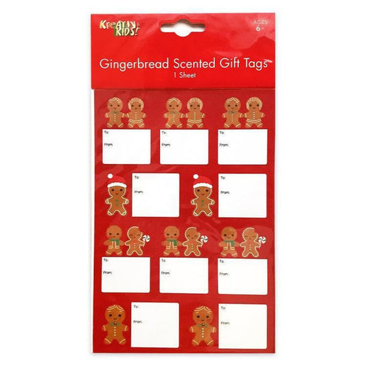 Christmas Gingerbread Scented Gift Tags - PoundToys