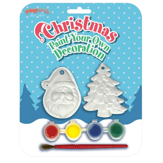 Christmas Paint Your Own Plaster Decorations - PoundToys