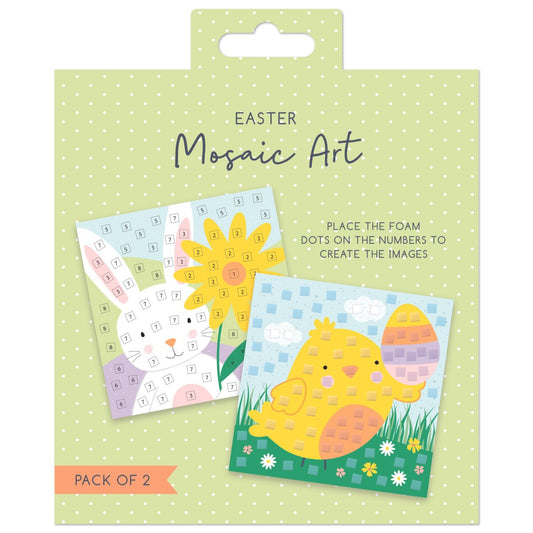 Decorate Your Own Easter Mosaic Picture 2 Pack - PoundToys