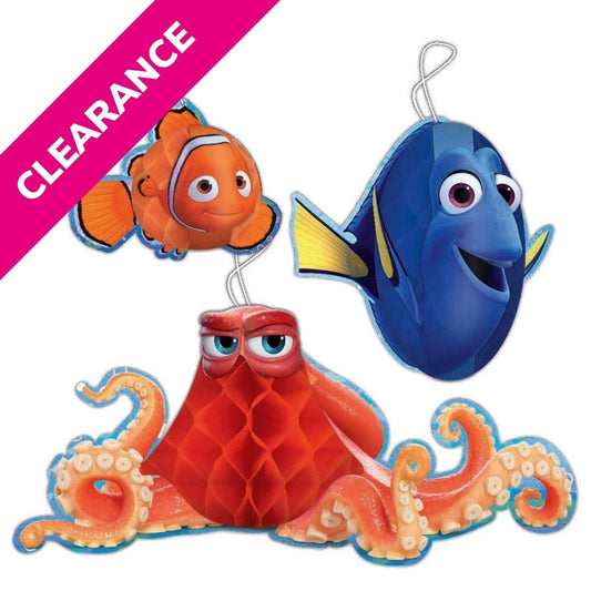 Finding Dory Honeycomb Hanging Decorations 3pk - PoundToys