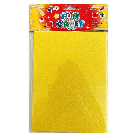 Glitter Board 4 Pack - Yellow - PoundToys
