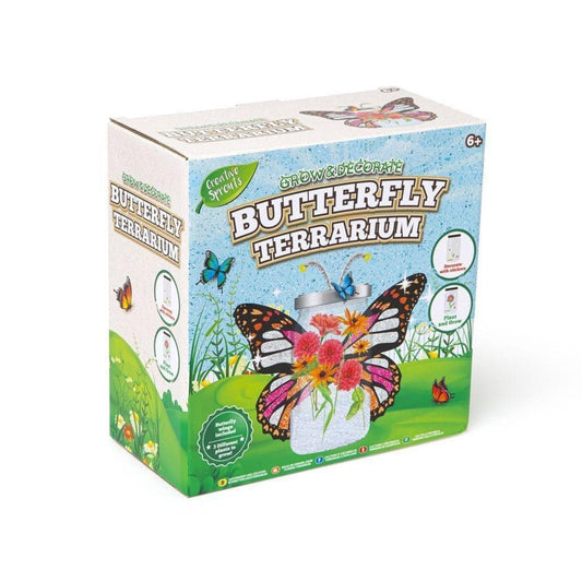 Grow And Decorate Your Own Butterfly Garden House Terrarium - PoundToys