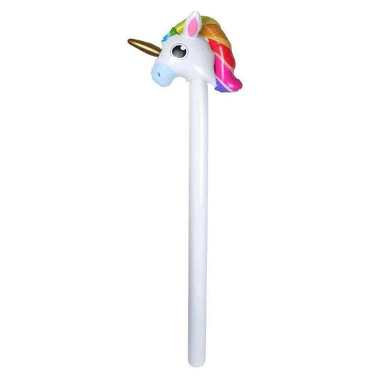 Inflatable Unicorn Stick (110cm) - PoundToys