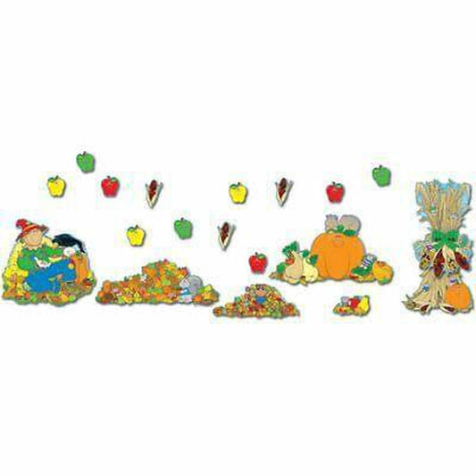 Large Fall Accents Bulletin Board Set - PoundToys