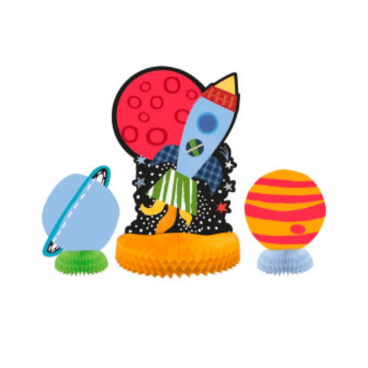 Space Centrepiece Table Decorations 3pk - PoundToys