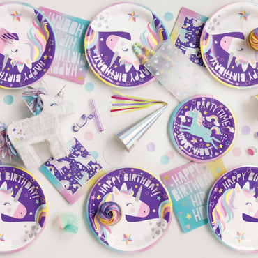 Unicorn 9oz Paper Cups 8pk - PoundToys