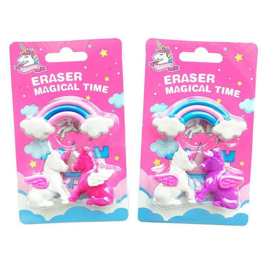 Unicorn Erasers 3 Pack - PoundToys