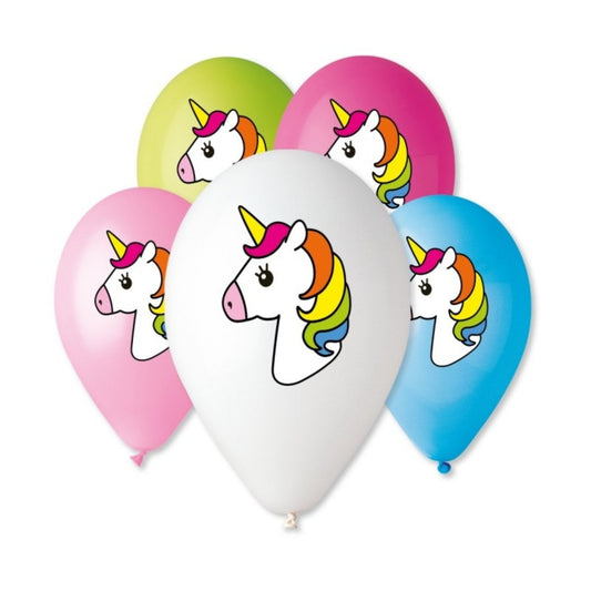 Unicorn Head Print Balloon - PoundToys