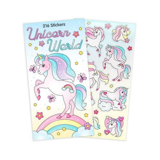Unicorn Mini Sticker Book ( 12 Sheets ) - PoundToys