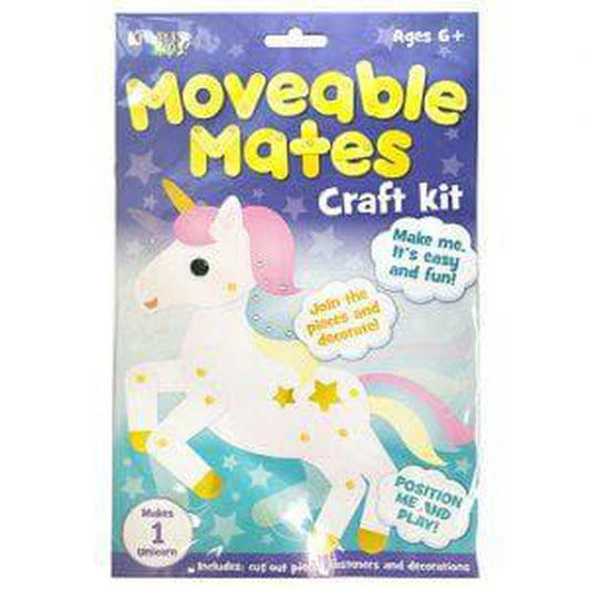 Unicorn Moveable Mates Craft Kit - PoundToys