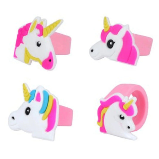 Unicorn Rings (2cm x 3cm) Assorted Designs - PoundToys