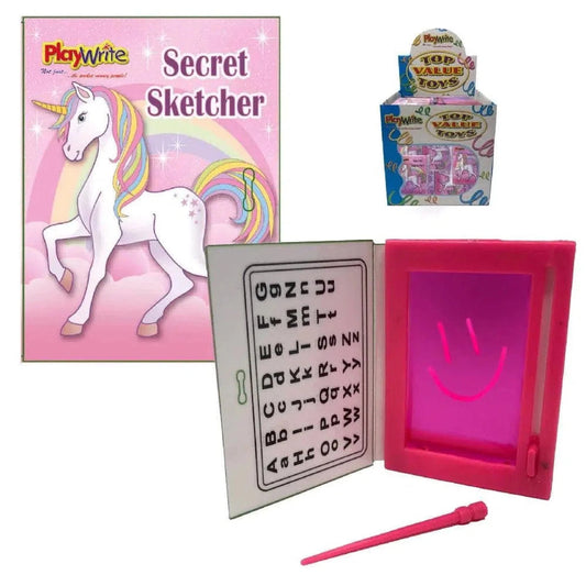 Unicorn Secret Sketcher pad - PoundToys