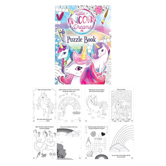 Unicorn Themed Fun Puzzle Book - PoundToys