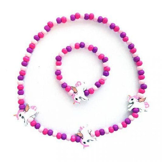 Unicorn Wooden Jewellery Set - PoundToys