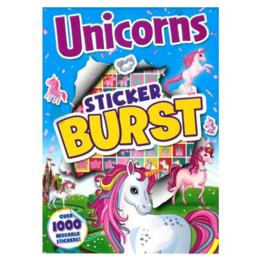 Unicorns Sticker Burst Book - PoundToys