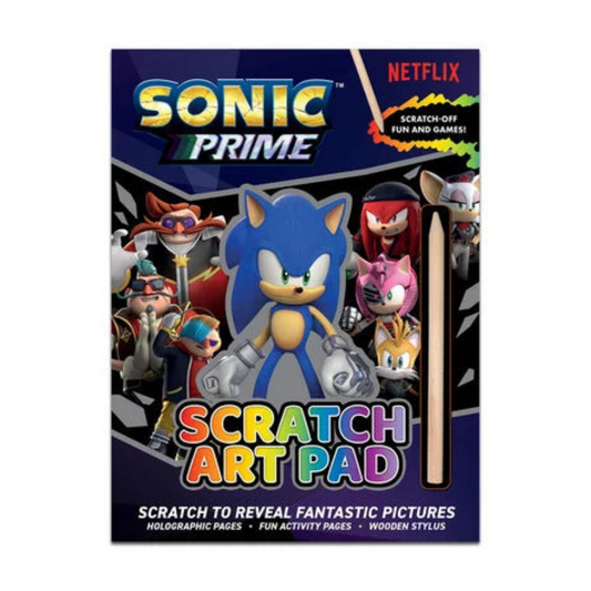 Sonic Prime Scratch Art Pad