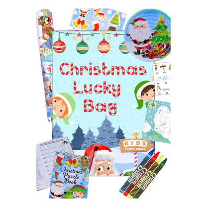 Christmas Lucky Bag Full Of Surprise Toys A4 Size