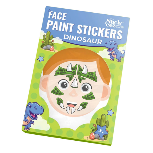 Dinosaur Face Paint Sticker