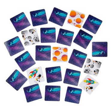 Space Memory Card Game Boxed 24pc