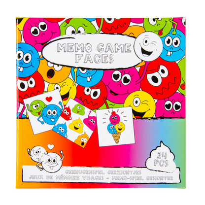 Emoji Memory Card Game Boxed 24pc