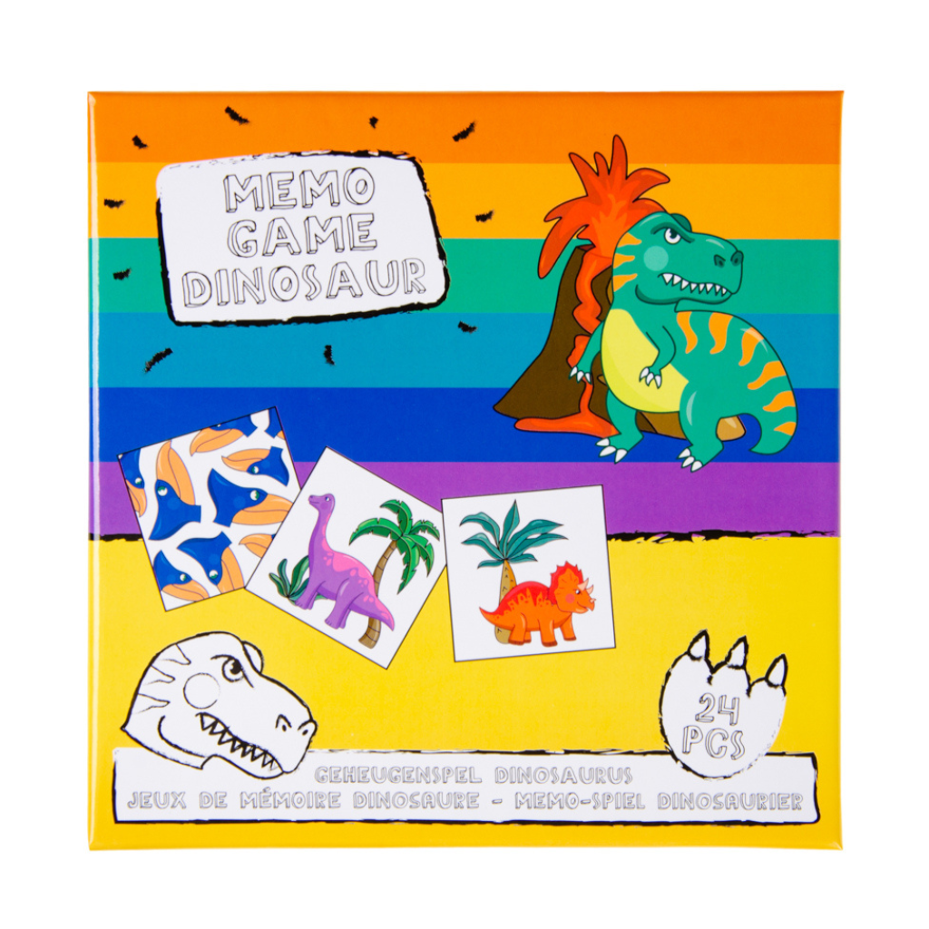 Dinosaur Memory Card Game Boxed 24pc