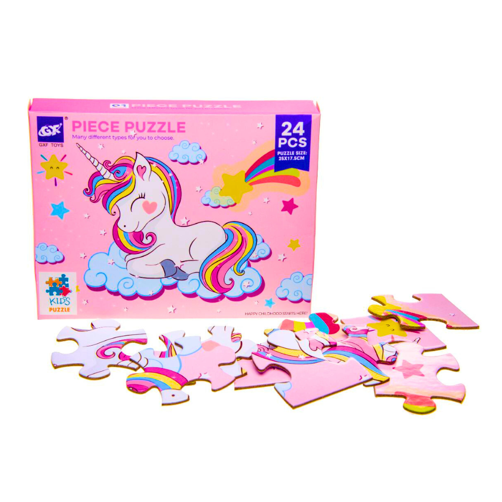 Unicorn Jigsaw Puzzle Boxed 24pc