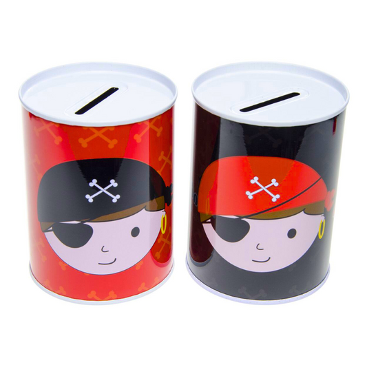 Pirate Money Saving Tin