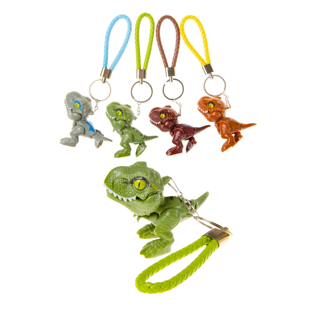 Finger Biting Dinosaur Keychain