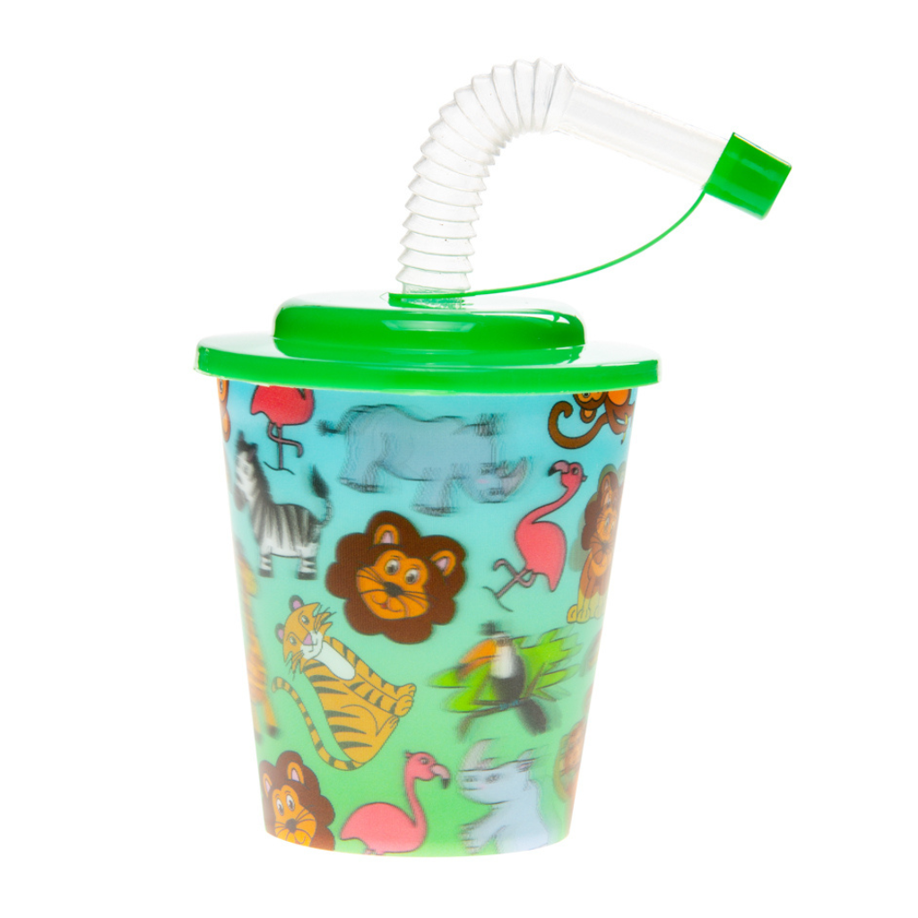 Jungle Super 3D Beaker & Lid