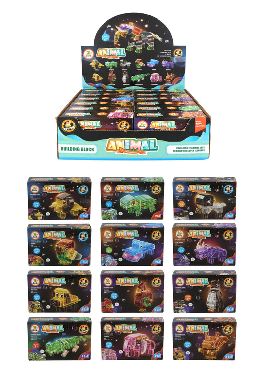 Animal Block Kits (Collect 12) - PoundToys