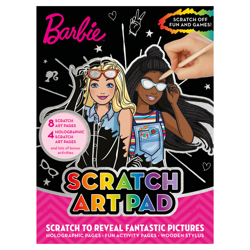 Barbie Scratch Art Pad - PoundToys