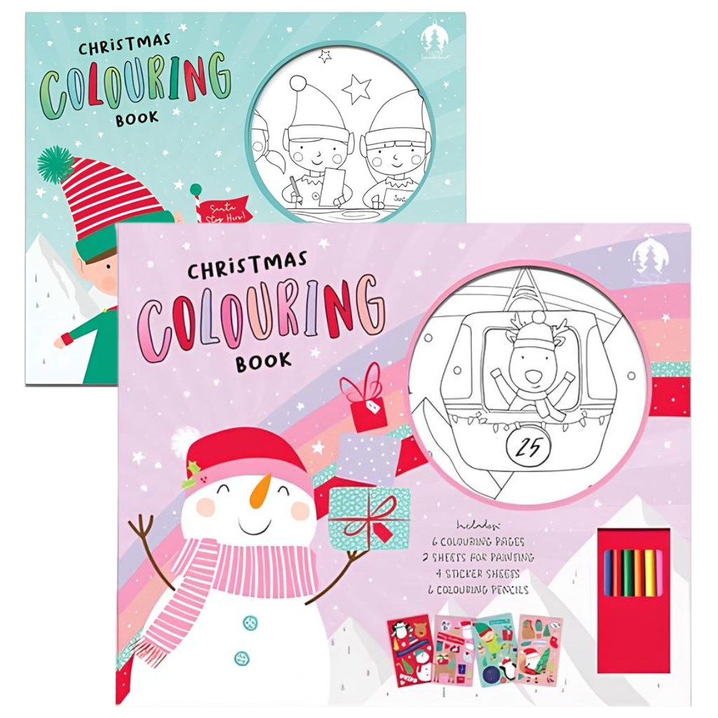 Christmas Colouring & Sticker Book - PoundToys