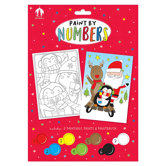 Christmas Paint By Numbers Set - PoundToys