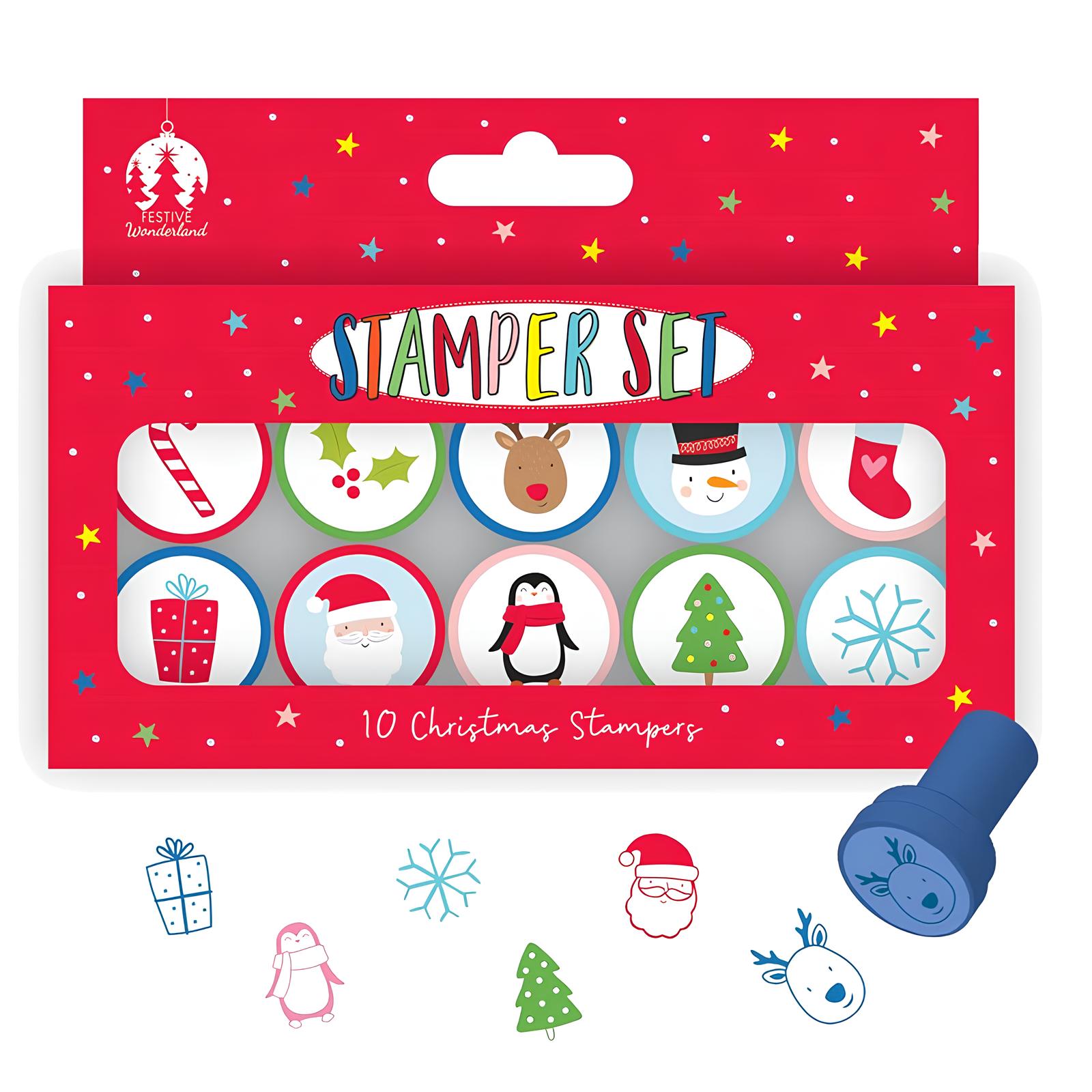 Christmas Stampers 10 Pack - PoundToys