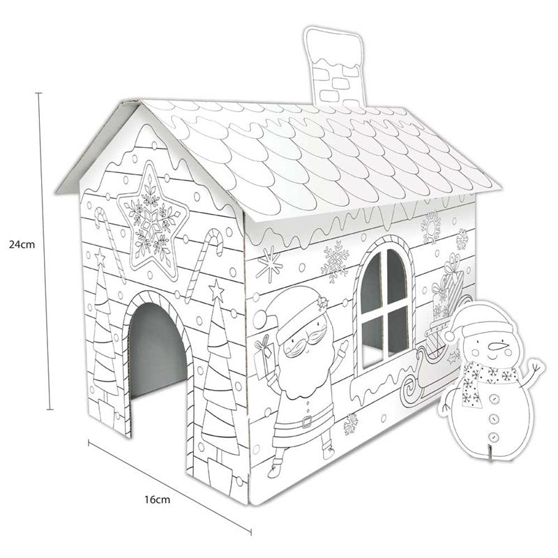 Colour In Your Own Christmas House - PoundToys