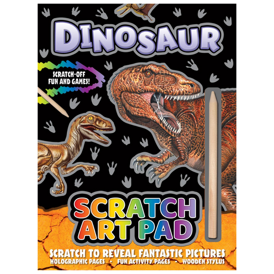 Dinosaur Scratch Art Pad - PoundToys