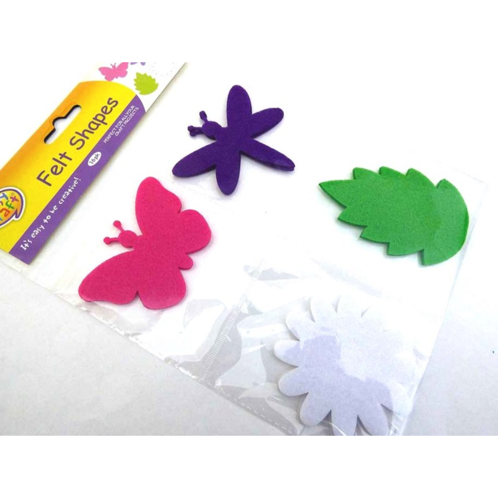 Easy Craft Garden Felt Shapes - PoundToys