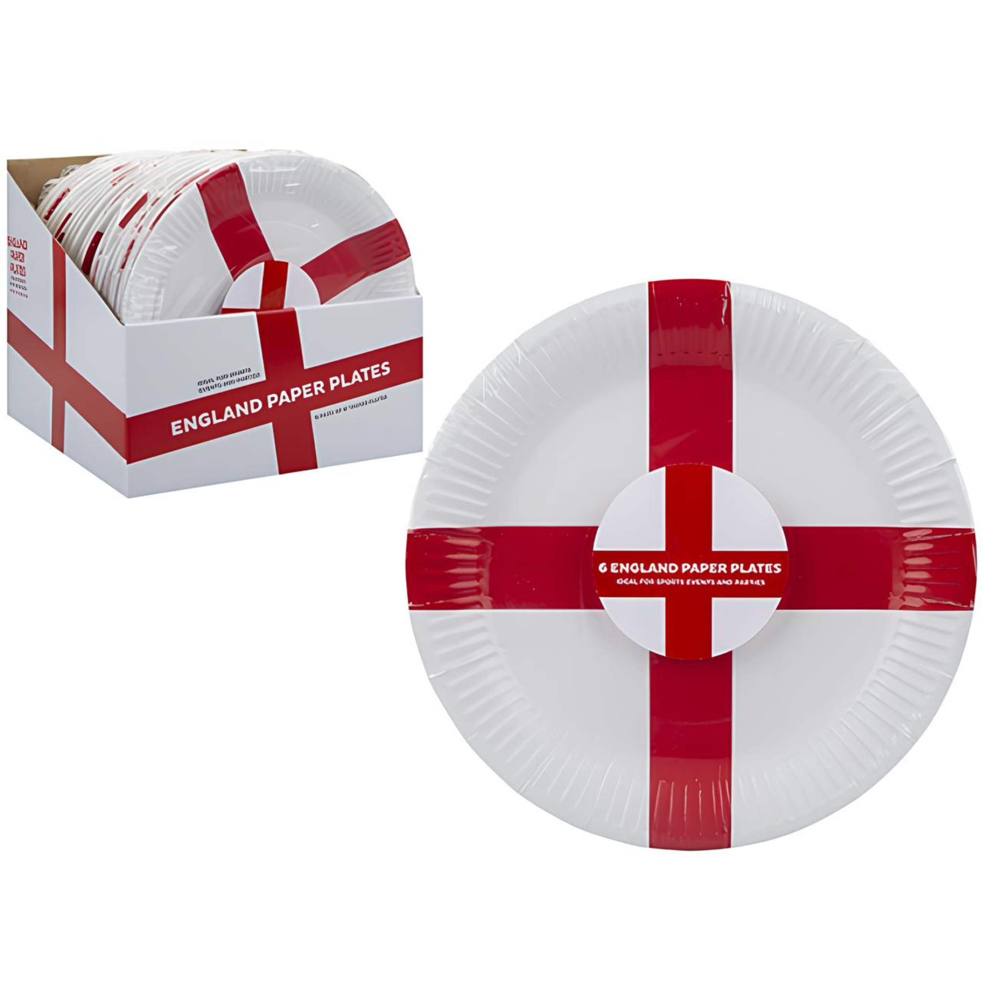 England Paper Plates 9 Inch 6 Pack - PoundToys