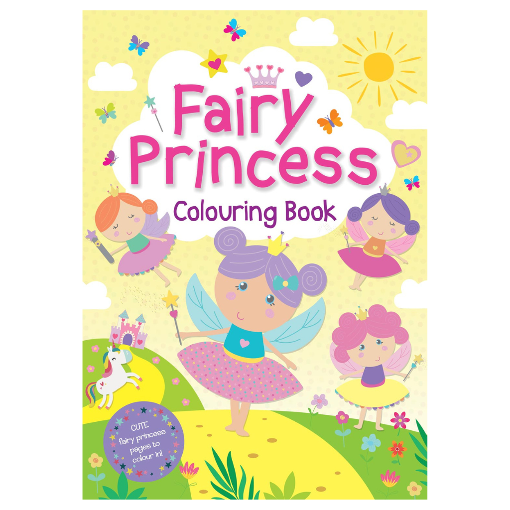 Fairy Princess Colouring Book - PoundToys