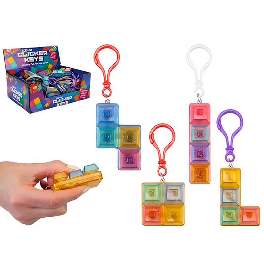 Fidget Clicker Press Toy Clip On - PoundToys