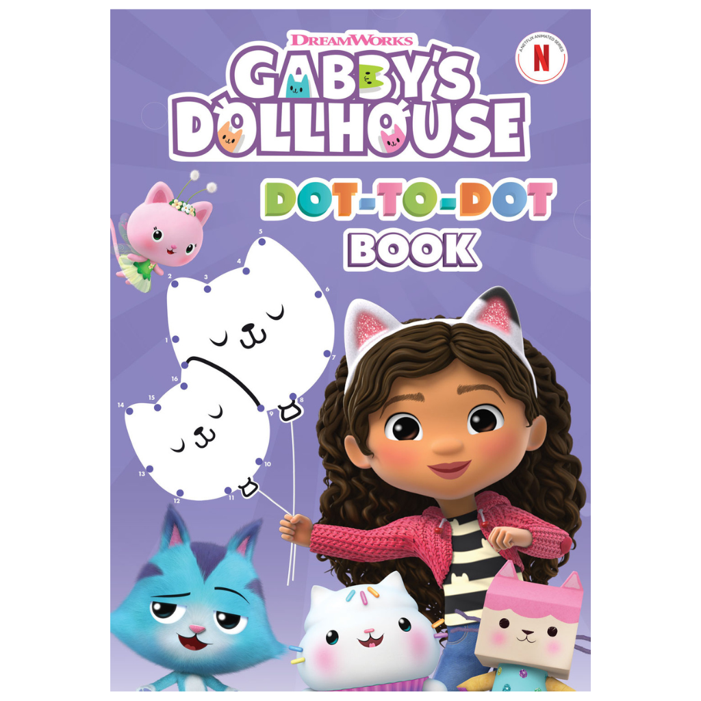 Gabby's Dollhouse Dot to Dot Book - PoundToys