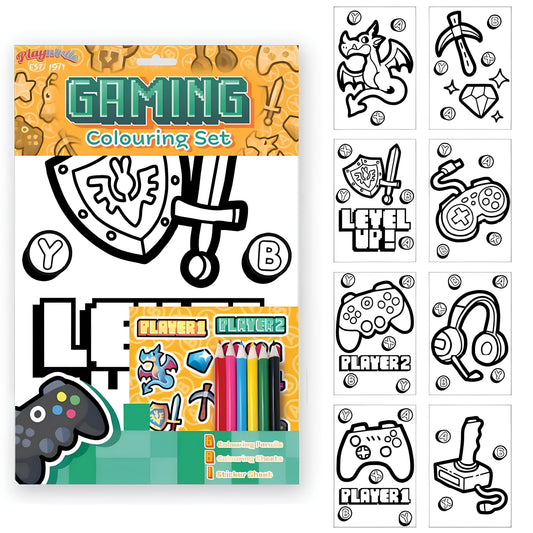 Gaming Colouring Set 29.5 x 22cm - PoundToys