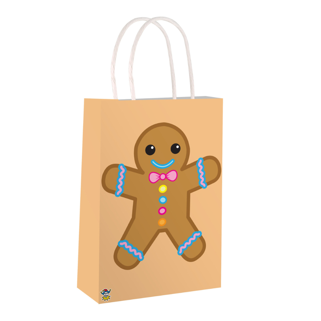 Ginger Bread Man Christmas Party Bag - PoundToys