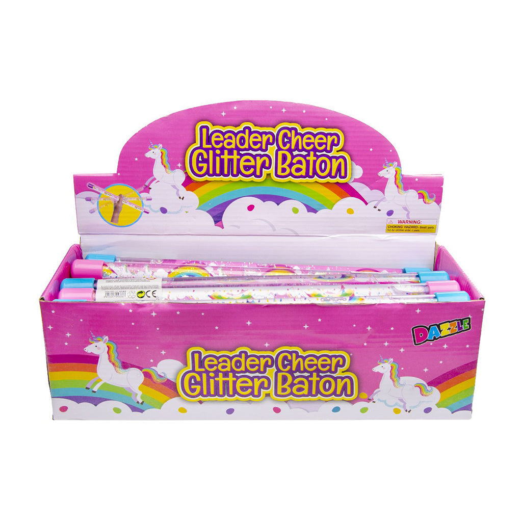 Glitter Unicorn Baton 31.5cm - PoundToys